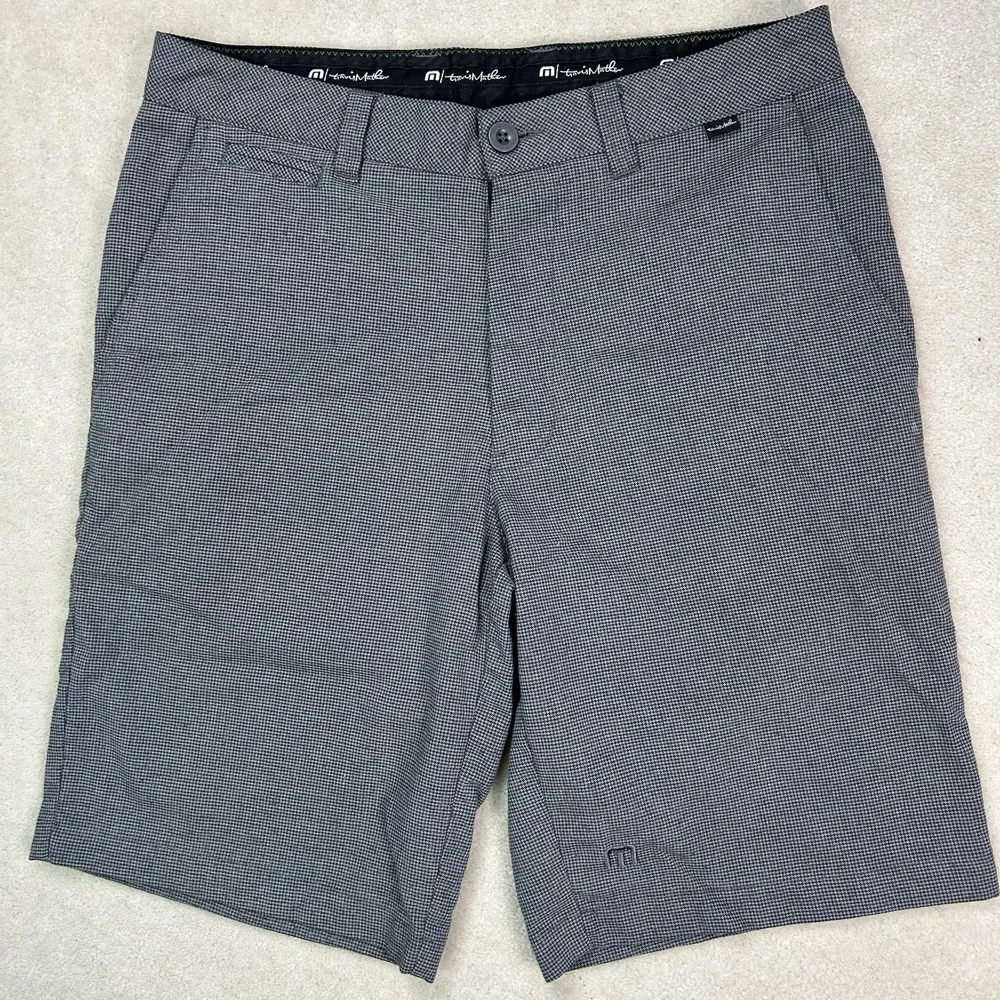 Travis Mathew Shorts Men's 30 Houndstooth Golf Casual Performance 10